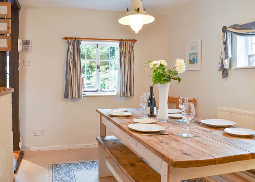 Light and airy dining area | Yew Tree Cottage, Farnham, near Blandford Forum