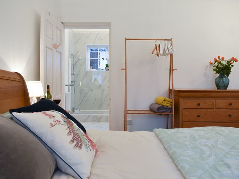 Bedroom with en-suite | The Cottage by the Sea - The Cottages by the Sea, Littlehampton, near Arundel