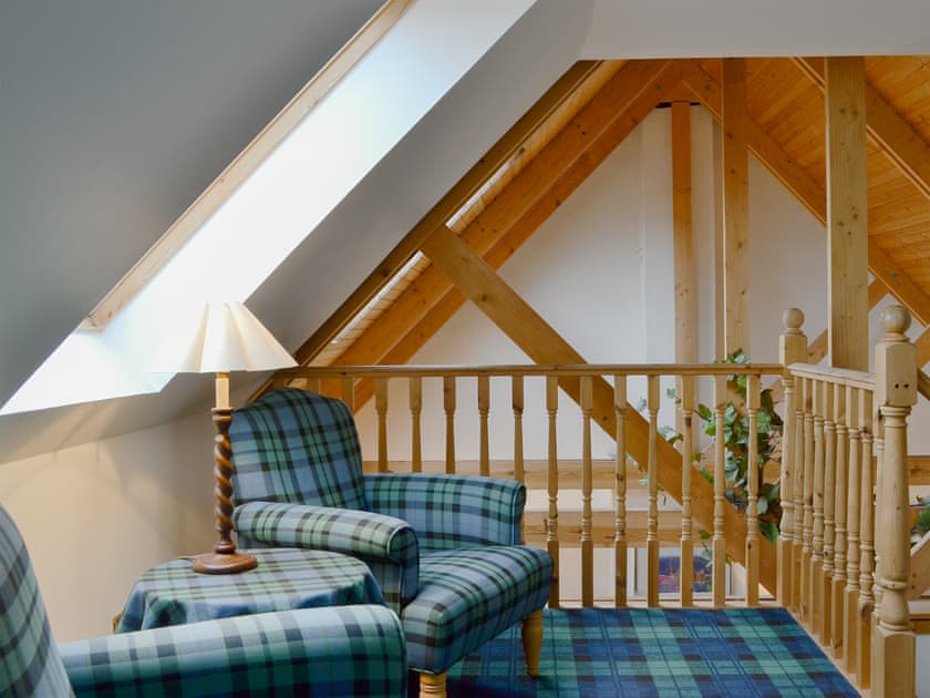 Relaxing seating area on the landing | Fearnmore Church, Fearnmore, near Applecross