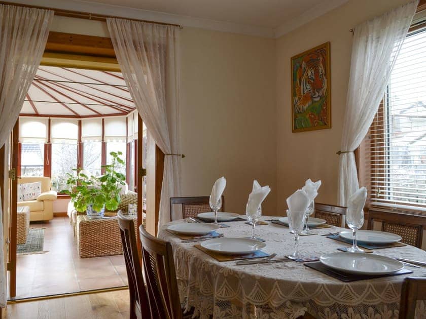 Elegant dining area | Rowan Cottage, Aviemore