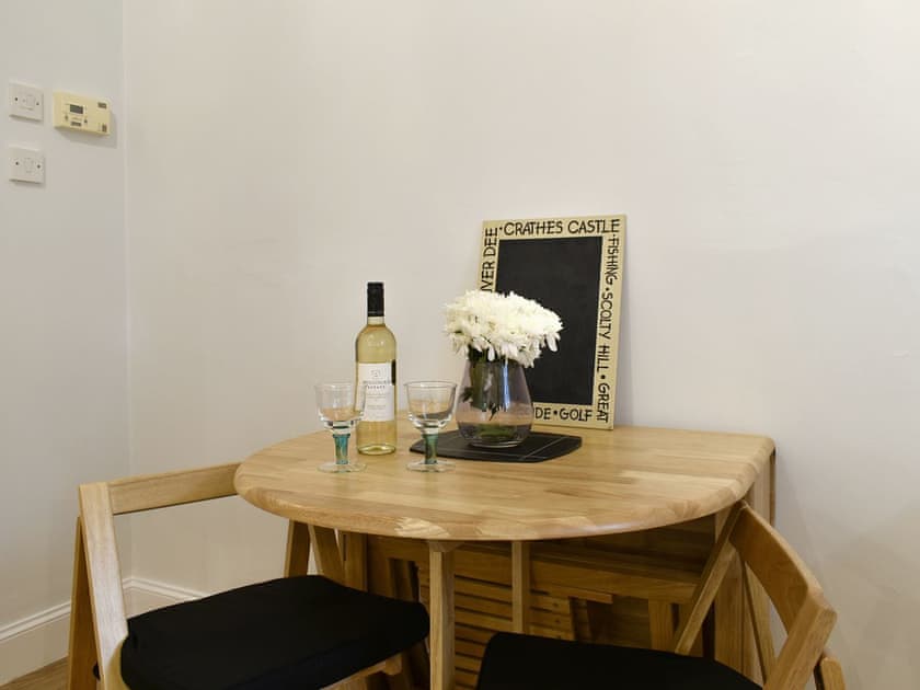 Intimate dining area within kitchen | West Lodge, Banchory