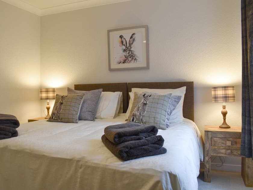 Stylish double bedroom | West Lodge, Banchory