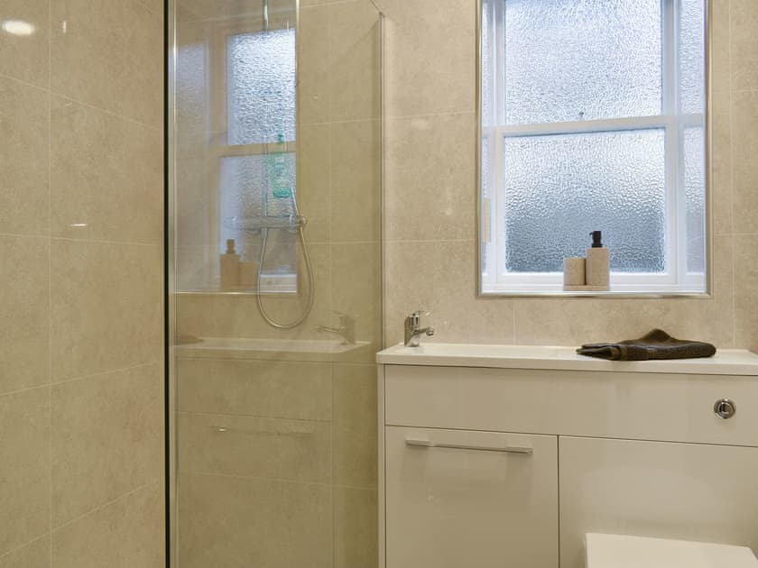 Shower room with large shower enclosure | West Lodge, Banchory