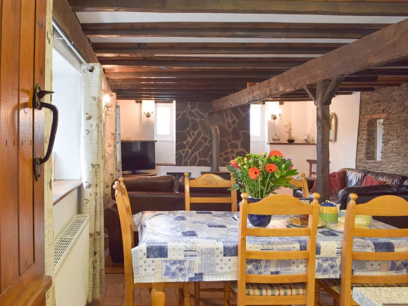 Open plan living space | The Carthouse - Morlogws Farm Holiday Cottages, Capel Iwan, near Newcastle Emlyn
