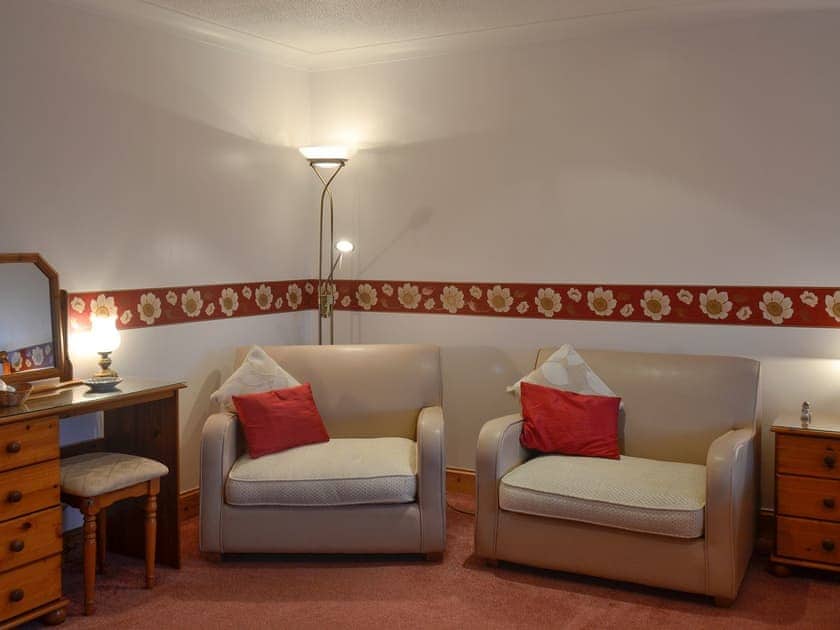 Double bedroom seating area | West Tannacrieff, Fenwick, near Kilmarnock