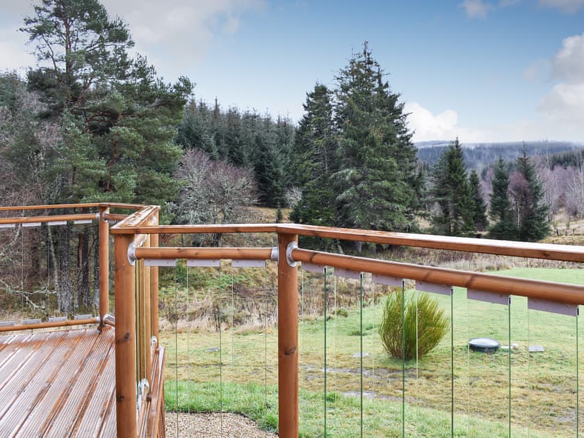Balcony with wonderful views | Mill of Burncrook, Glenlivet, Ballindalloch, Moray 