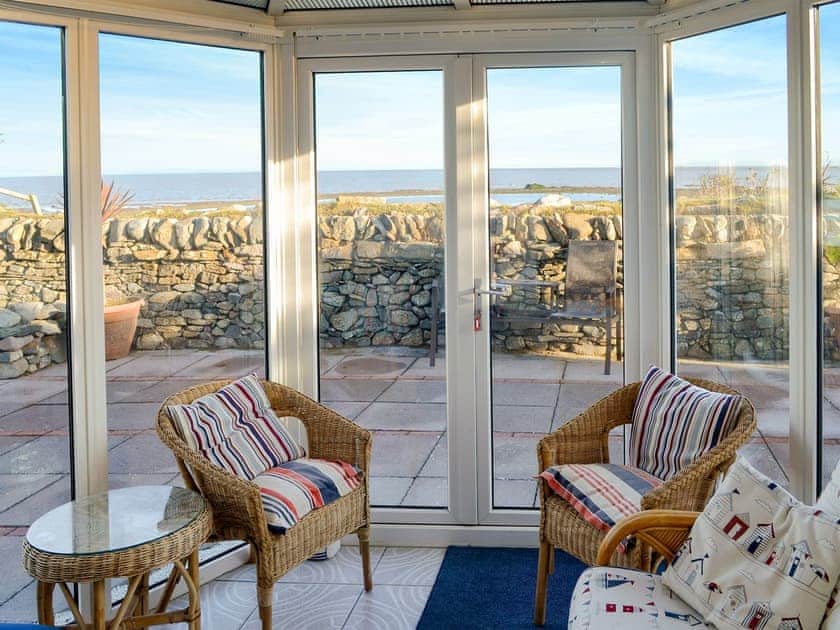 Conservatory with sea views | Wavecrest, Southerness, near Dumfries
