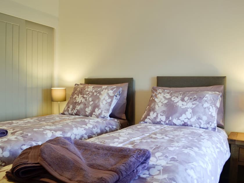 Bedroom available as a twin on request | Pistyll Gwyn, Llanwrthwl, near Rhayader