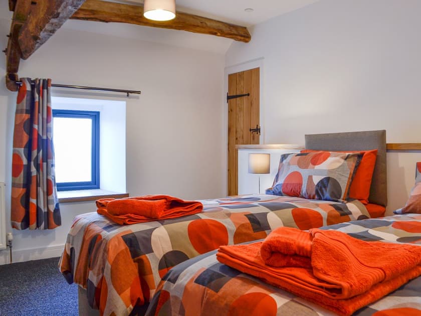 Bedroom available as a twin on request | Pistyll Gwyn, Llanwrthwl, near Rhayader