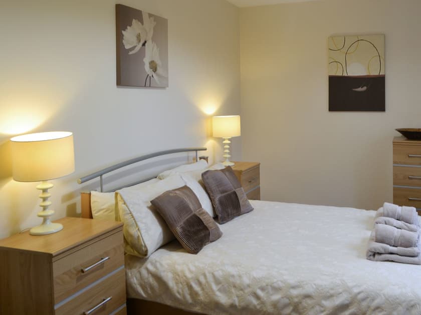 Relaxing double bedroom | Abbey Cottage, Longhirst, near Morpeth