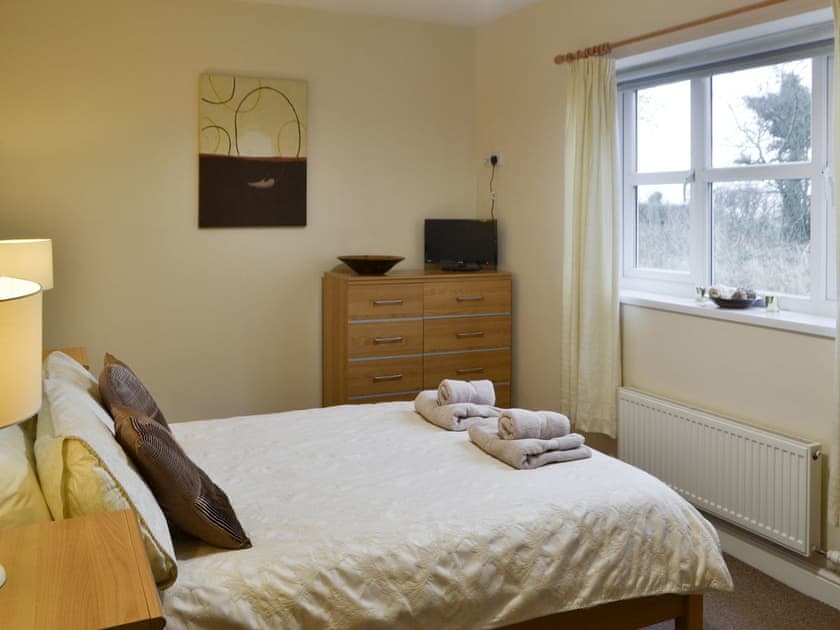 Peaceful double bedroom | Abbey Cottage, Longhirst, near Morpeth