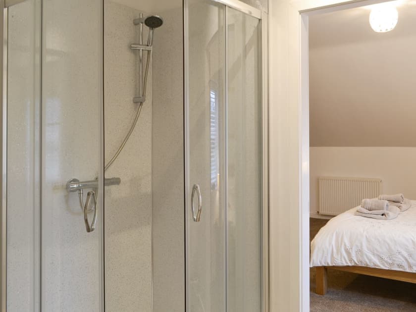 En-suite shower room | Abbey Cottage, Longhirst, near Morpeth