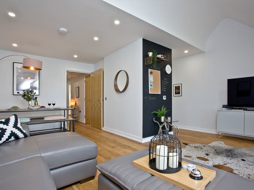 Spacious living area | Apartment 25, Newquay