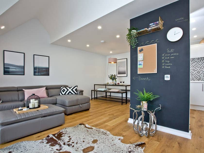 Stylish living area | Apartment 25, Newquay