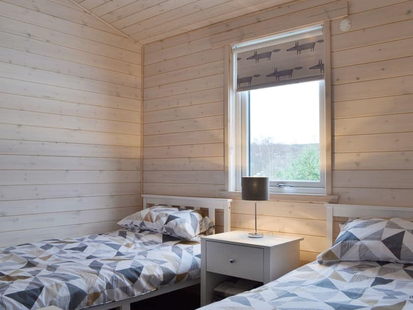 Comfortable twin bedroom | The Den - Invernahavon, Glentruim, near Newtonmore