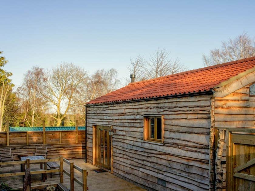 Attractive holiday home with patio area | Poppy Lodge - Tavern Cottages, Newsham, near Richmond