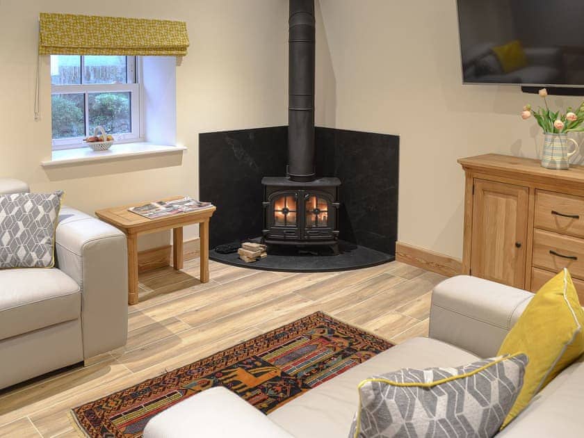 Cosy living room with wood burner | Chancer - Lower Trembath, Buryas Bridge, near Penzance