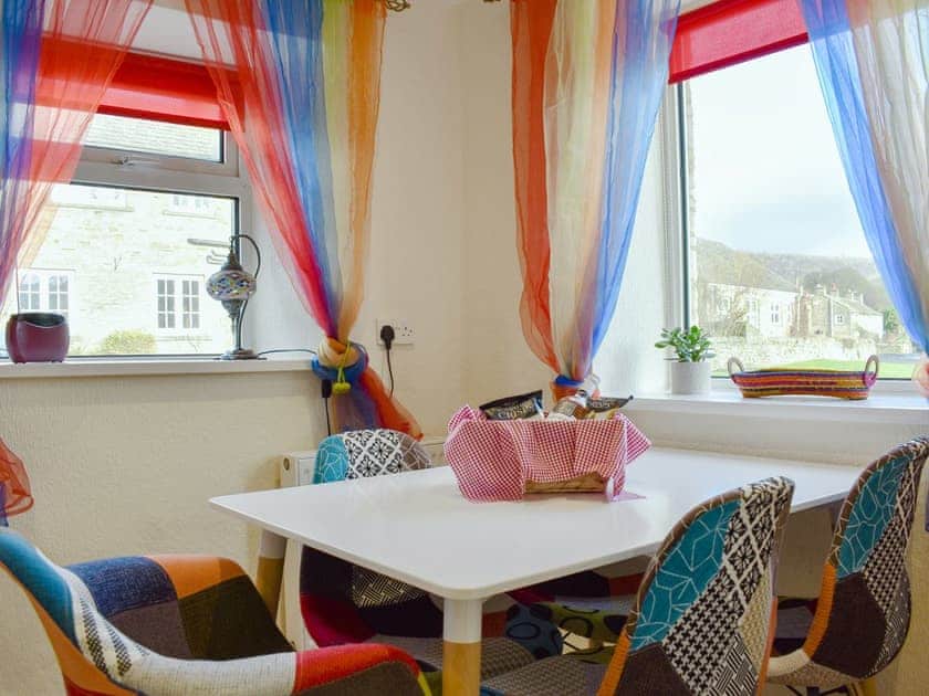 Delightful dining area | Grassgarth Cottage, Redmire, near Leyburn