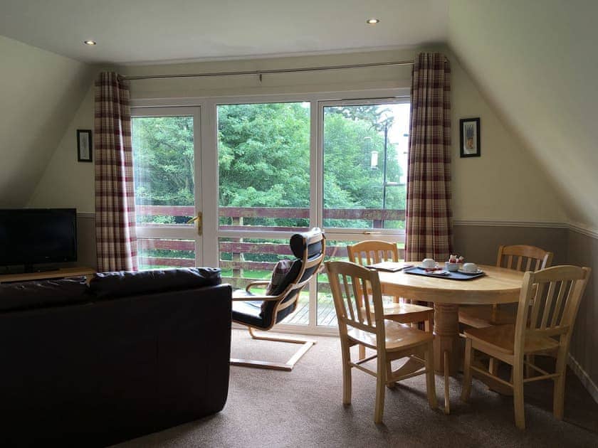 Lovely open plan living area | Thistle Lodge - Flowerburn Holidays, Rosemarkie, near Fortrose