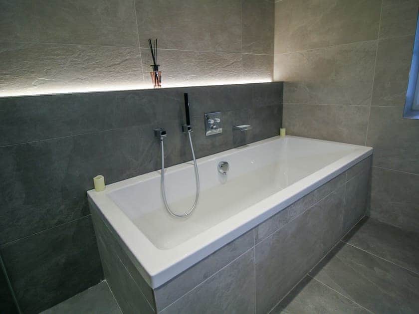 House bathroom with walk-in shower | Easedale Corner, Grasmere, near Ambleside