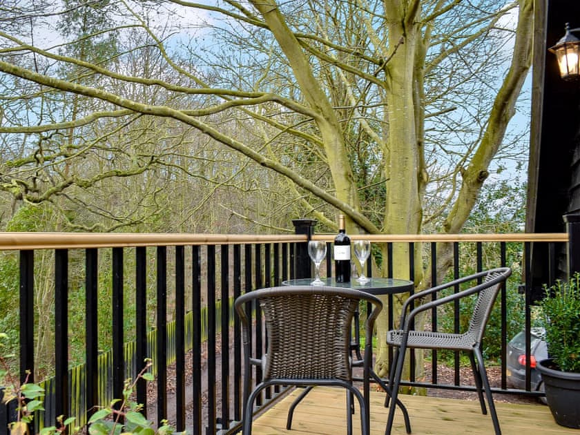 Peaceful balcony area | Treeview Lodge, Uggeshall