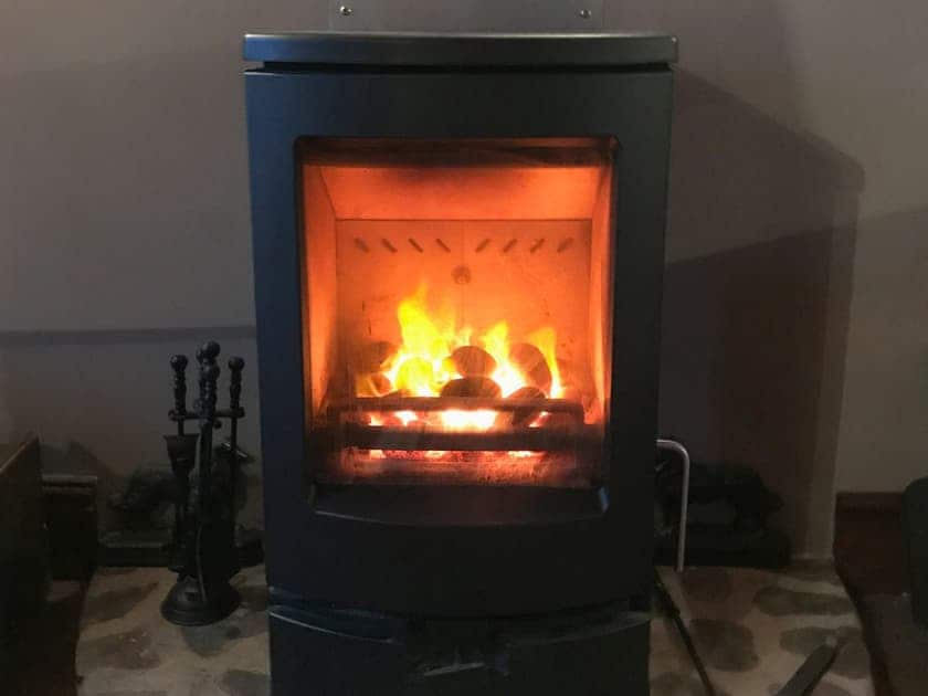 Warming wood burner | Shepherd’s Cottage, Longshaw near Hawes