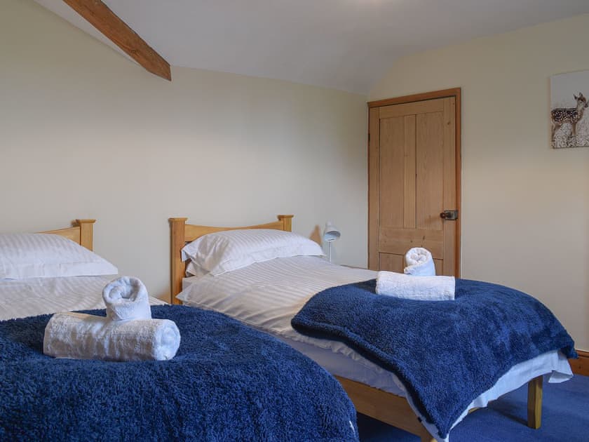 Twin bedroom | Barnscliff Heights, Broxa, near Scarborough