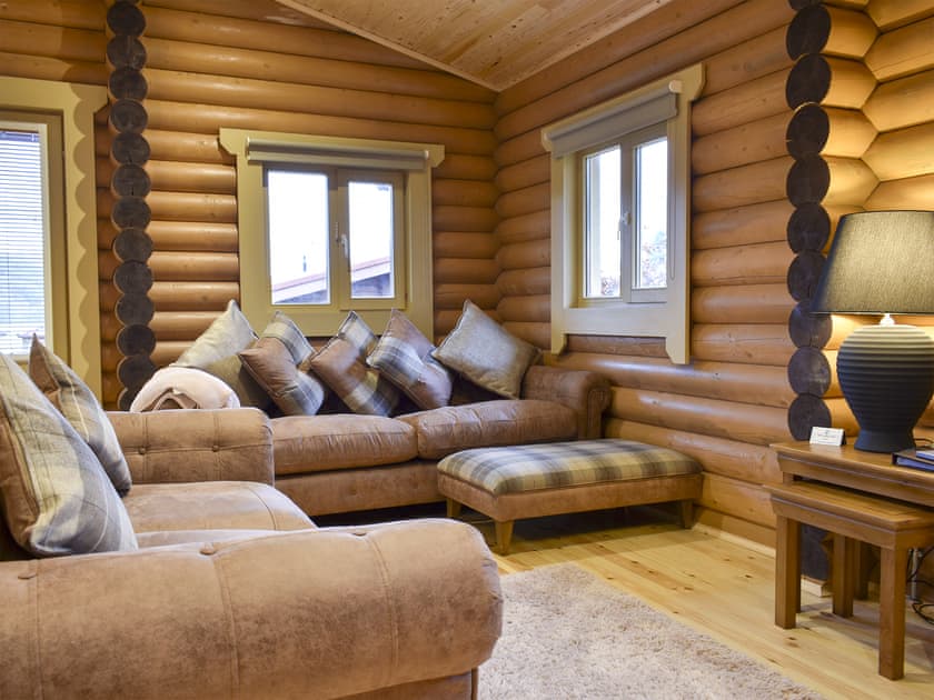 Cosy living area with wood burner | Chesters Lodge - Vindomora Country Lodges , Ebchester, near Consett