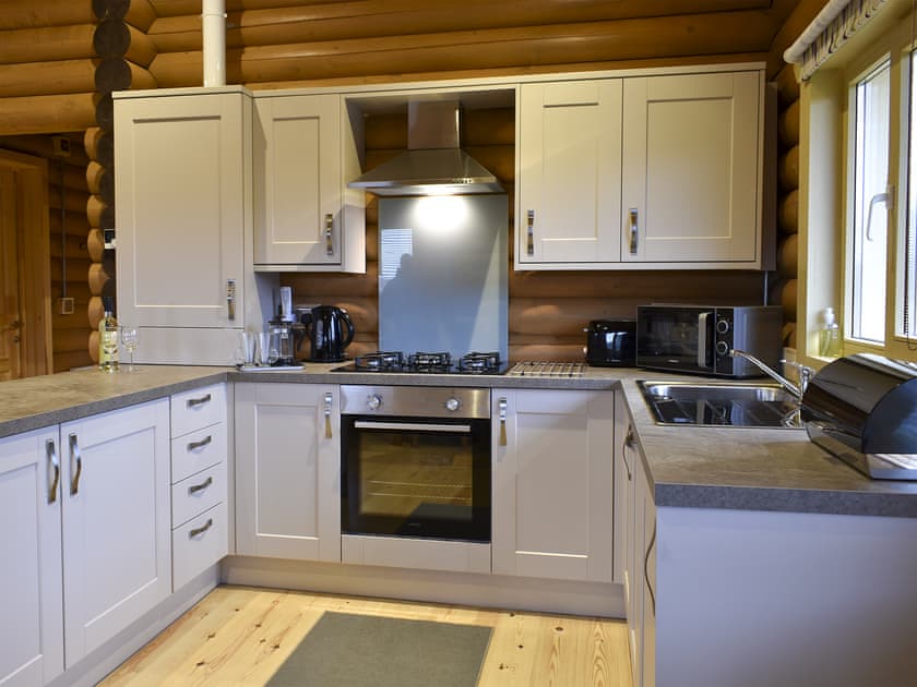 Fully fitted kitchen area | Chesters Lodge - Vindomora Country Lodges , Ebchester, near Consett