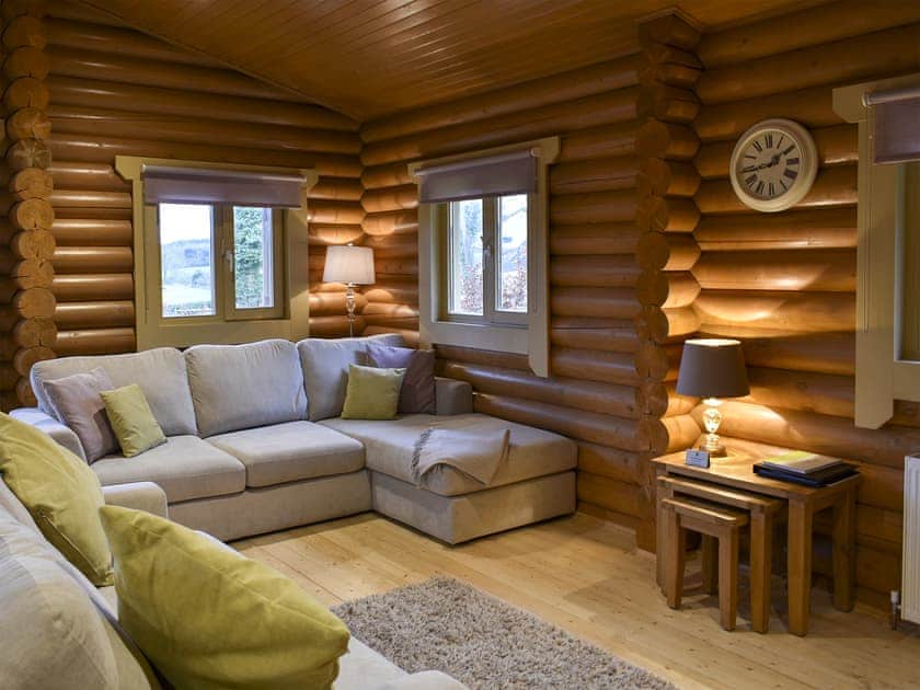 Cosy living area with wood burner | Vindomora Country Lodges - Housesteads Lodge - Vindomora Country Lodges , Ebchester, near Consett