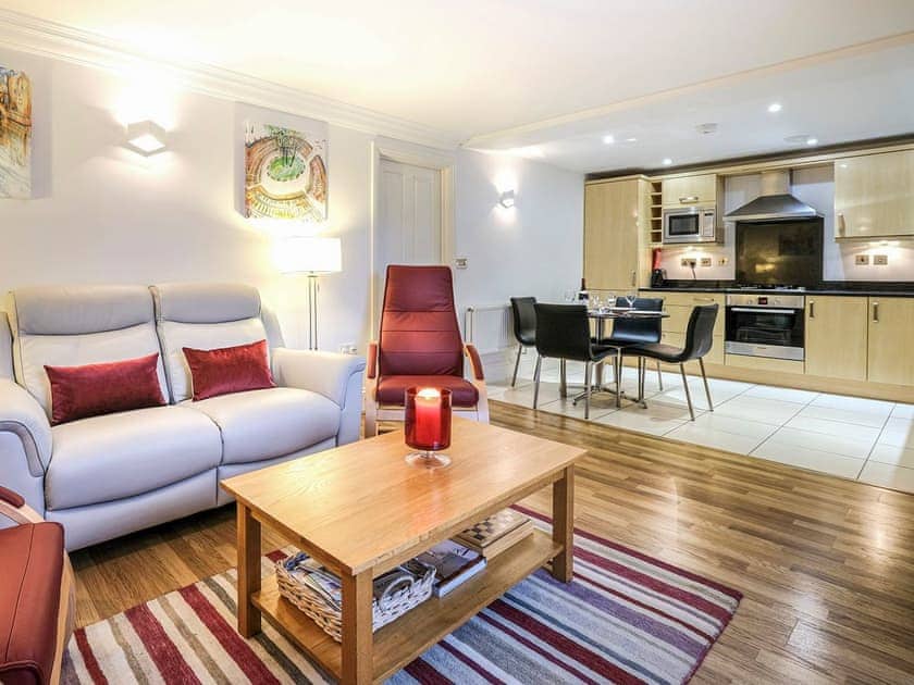 Open plan living space | Bathwick Apartment, Bath