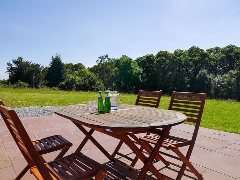 Peaceful patio area | Park Hill Barn, Woolaston, near Chepstow