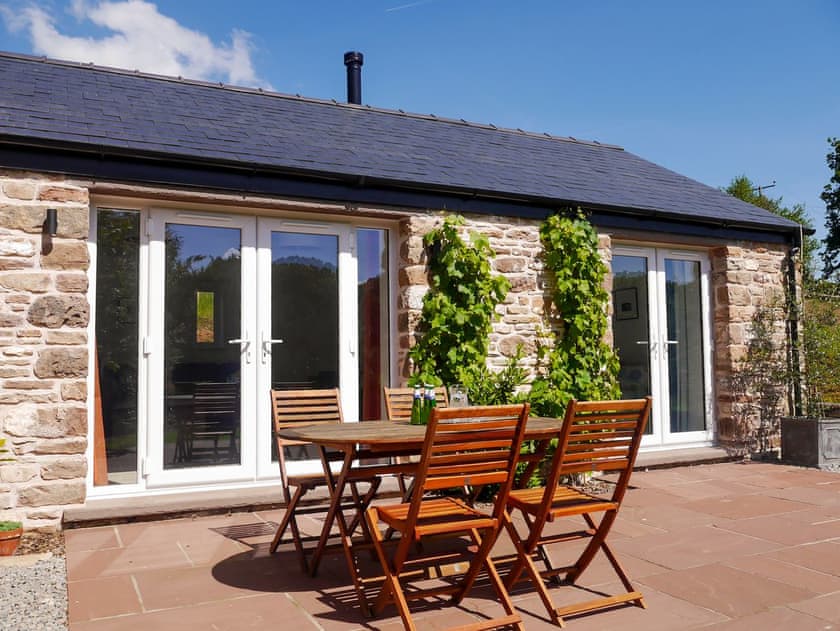 Peaceful patio area | Park Hill Barn, Woolaston, near Chepstow
