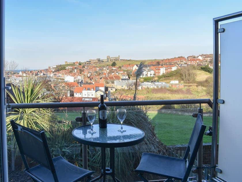 Breathtaking view of Whitby  Abbey perched on the East Cliff from the balcony | What A View!, Whitby