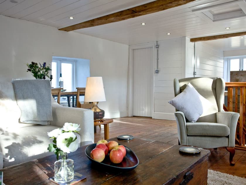 Tastefully furnished living area | The Old Mill, Egloskerry, near Launceston