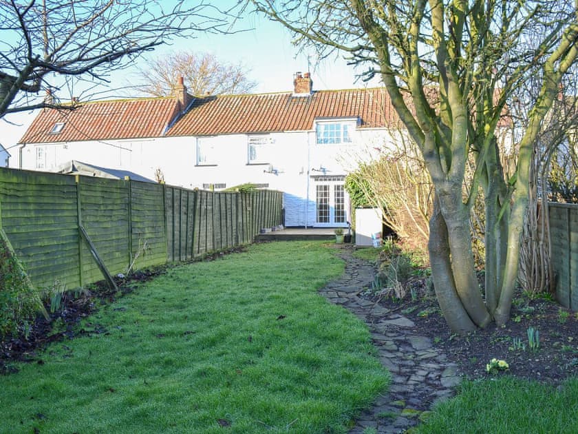 Sunny private garden | Squirrel Cottage, Seamer, near Scarborough
