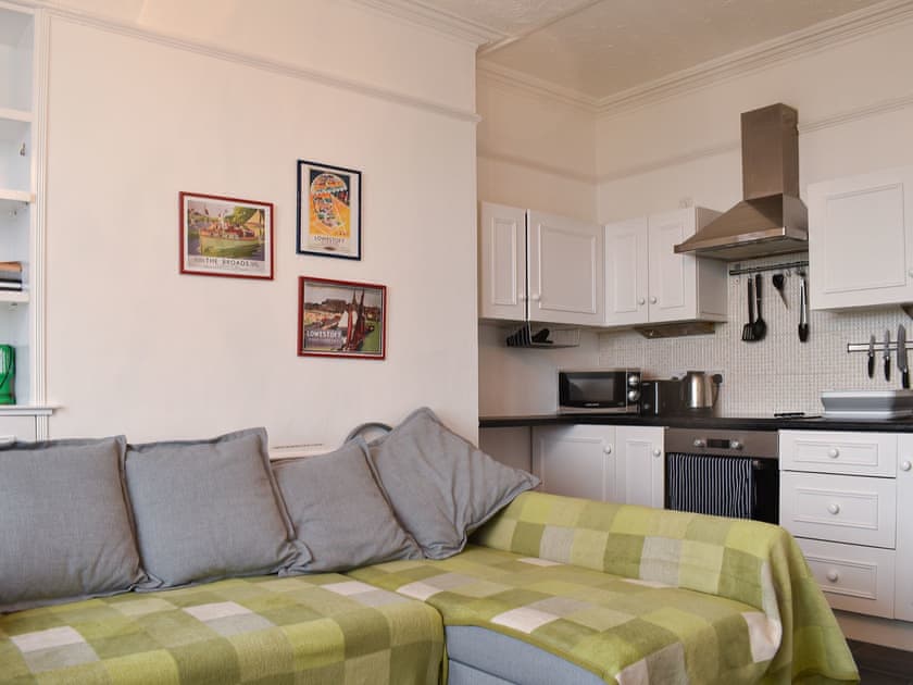 Open plan living space | Flat 2 Beach View - Moray Apartments, Lowestoft