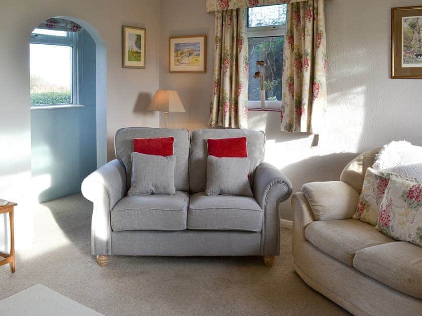Comfortable seating within living area | Searchlight Cottage, Fraisthorpe, near Bridlington