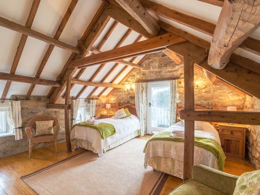Well presented twin bedroom | The Granary - Laskill Grange, Bilsdale, near Helmsley