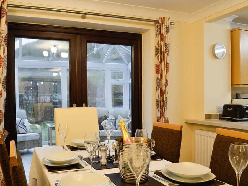 Dining area | Hoot House, Abergynolwyn, near Tywyn