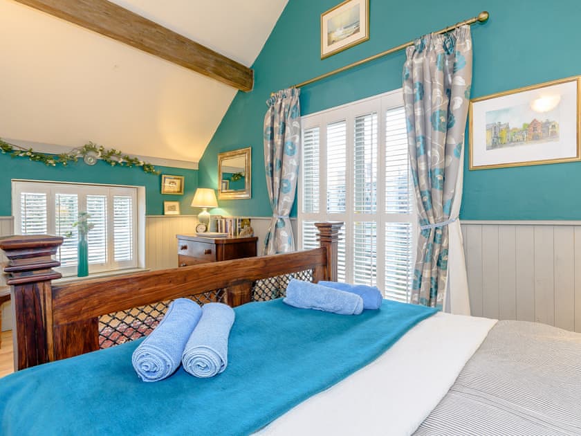 Relaxing master bedroom | The Smithy, Brassington, near Matlock