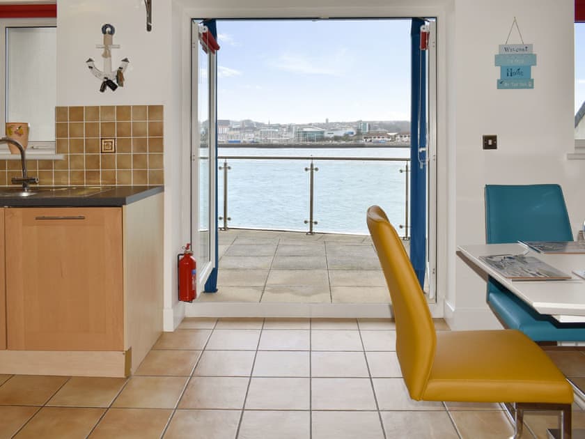 Access to patio area | Kings Haven, Mount Batten, near Plymouth