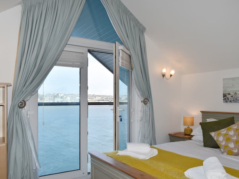 French doors and Juliette balcony | Kings Haven, Mount Batten, near Plymouth