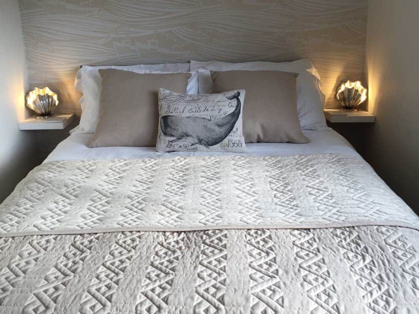 Tastefully decorated double bedroom | Rockpool Cottage, Staithes near Whitby