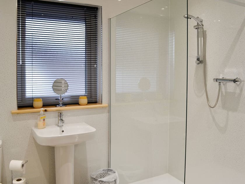 Shower room | Woodedge - Cairnyard Holiday Lodges, Lochanhead, Beeswing
