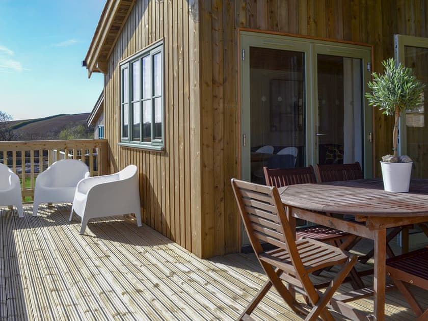 Seating area | Hen Harrier Lodge, St Columb Major, near Padstow