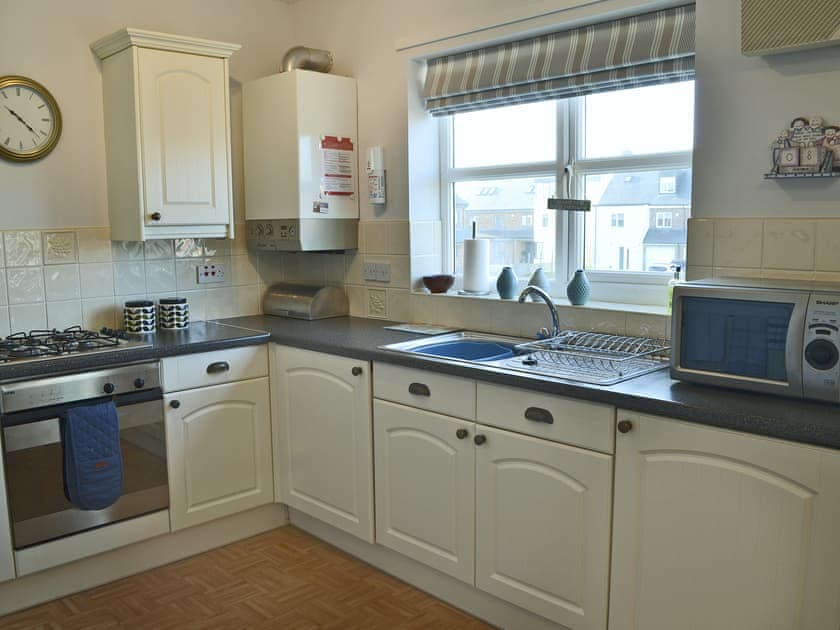 Well equipped kitchen area | Captain Ron’s, Beadnell, near Alnwick