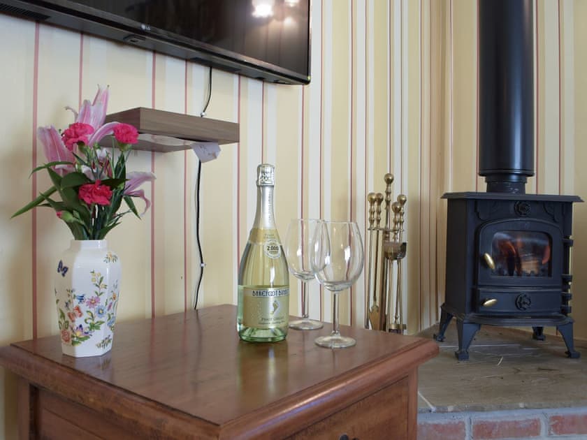 Living room with wood burner | Carthouse Cottage, Cosheston near Pembroke