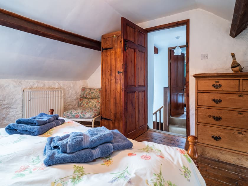 Soacious double bedroom | Buttermilk Cottage - The Old Dairy and Buttermilk Cottage, Youlgreave, near Bakewell