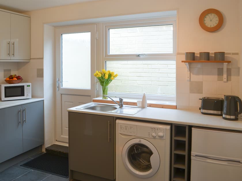 Well equipped kitchen with laundry facilities | Broughs House, North Broomhill, near Amble